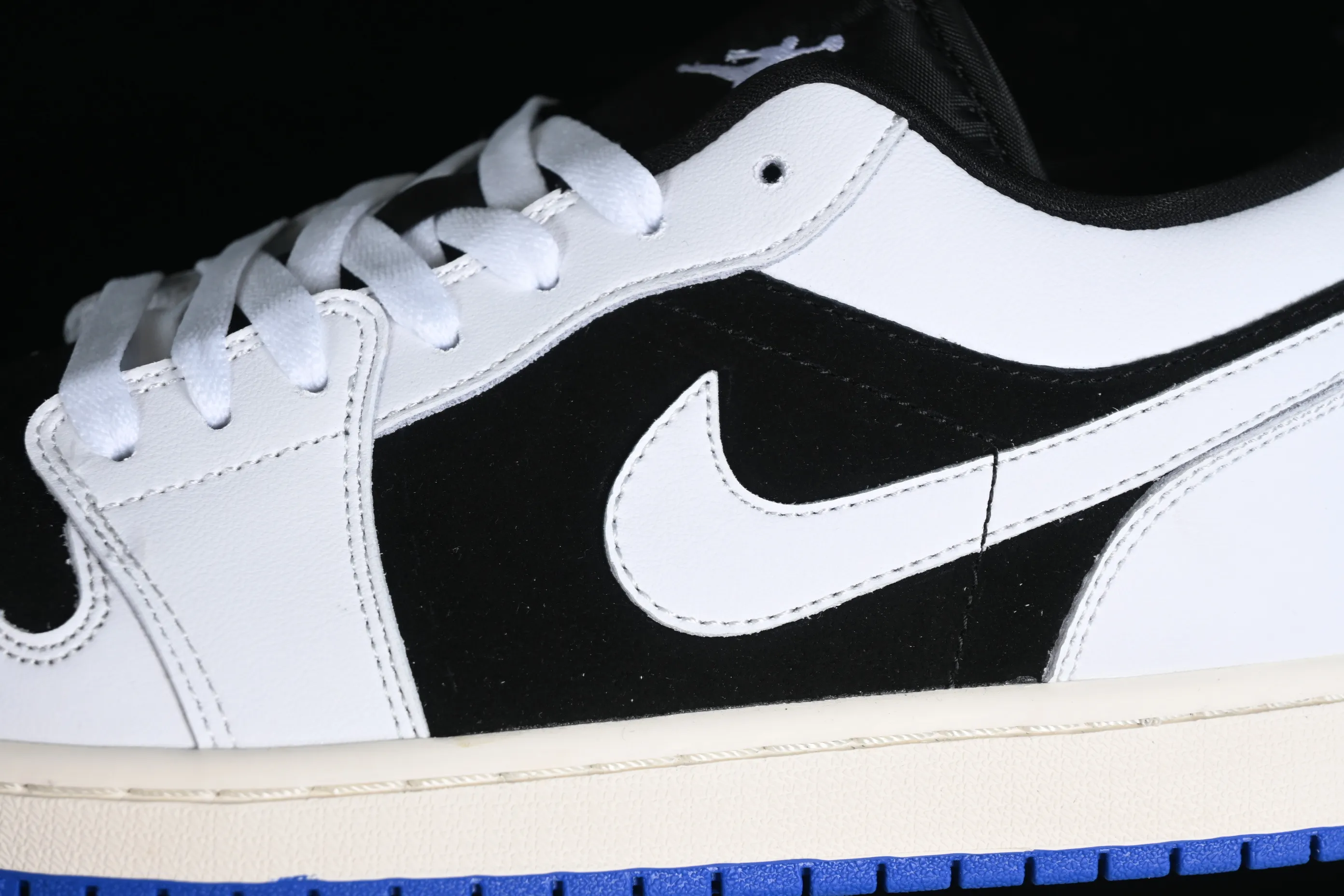 All categories Air Jordan Jordan series basketball shoes Air Jordan 1 Low Air Jordan 1 Low "Quai 54" AJ1 Joe 1 white black blue low-top cultural casual sneakers HQ0764-001
